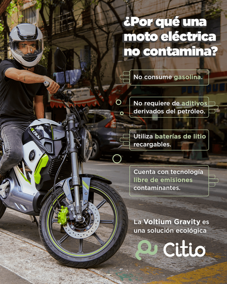 moto electrica no contamina